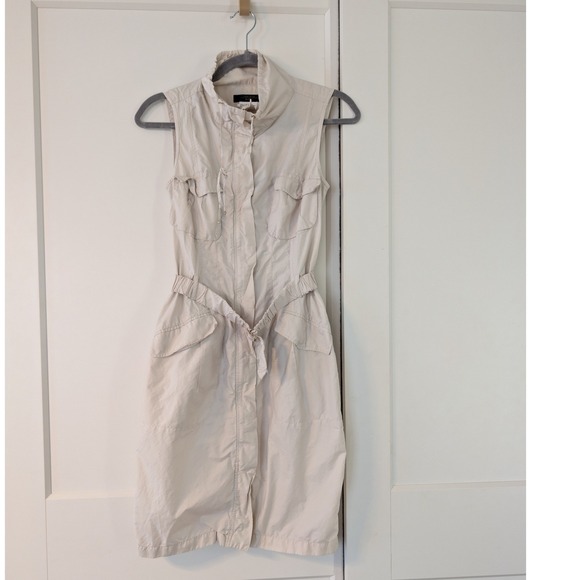 Weekend Max Mara Dresses & Skirts - Weekend Max Mara Womens Beige Utility Belted Cargo Dress Size 4 US Safari